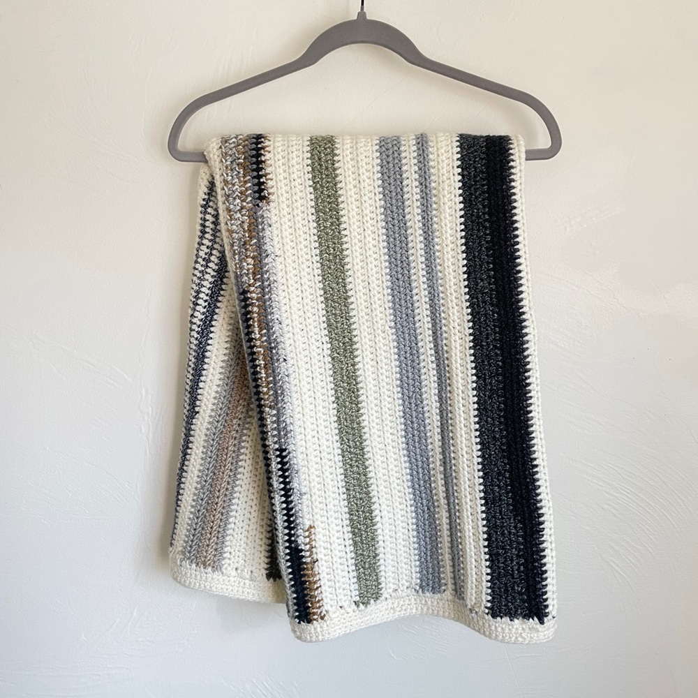 Crochet Multicolor Throw